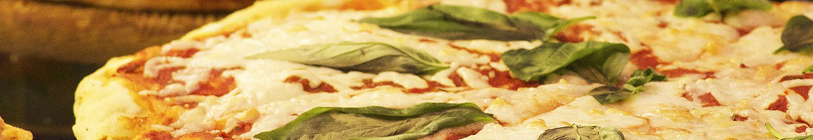 Eating Italian Pizza at Babe's Pizza & Pasta restaurant in Eureka, CA.
